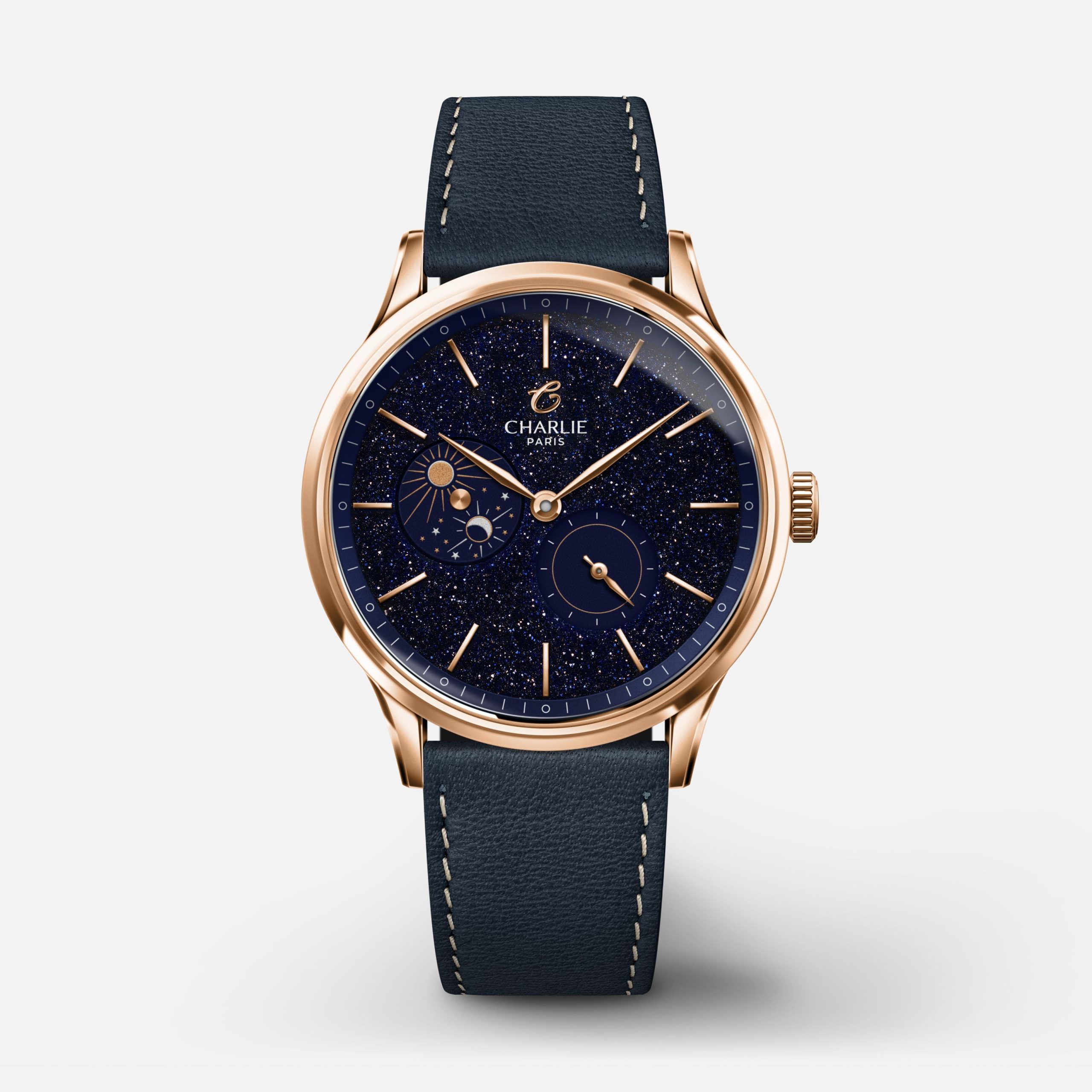 Charlie Paris INITIAL 36 - Day/Night - Rose Gold Aventurine