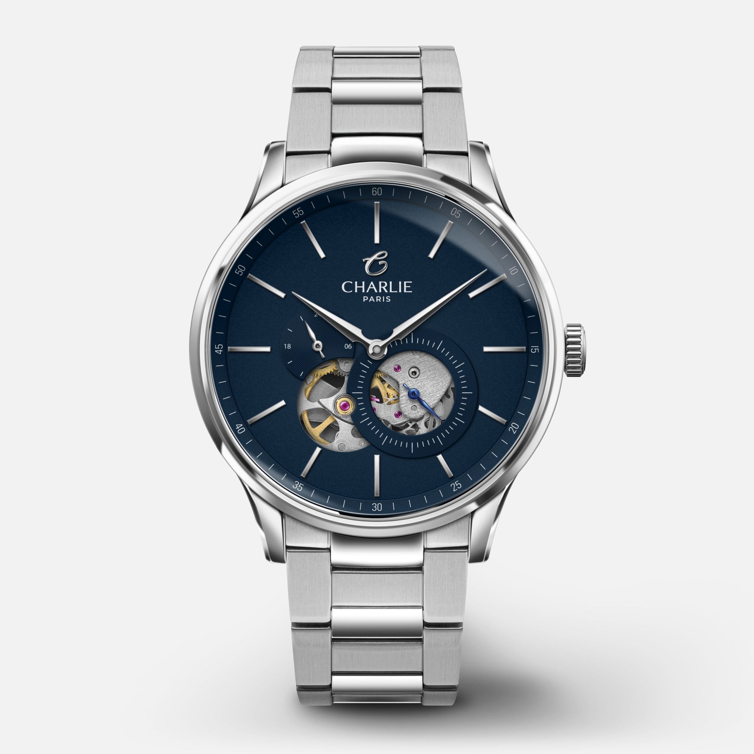 Charlie Paris INITIAL - Open Heart - Blue