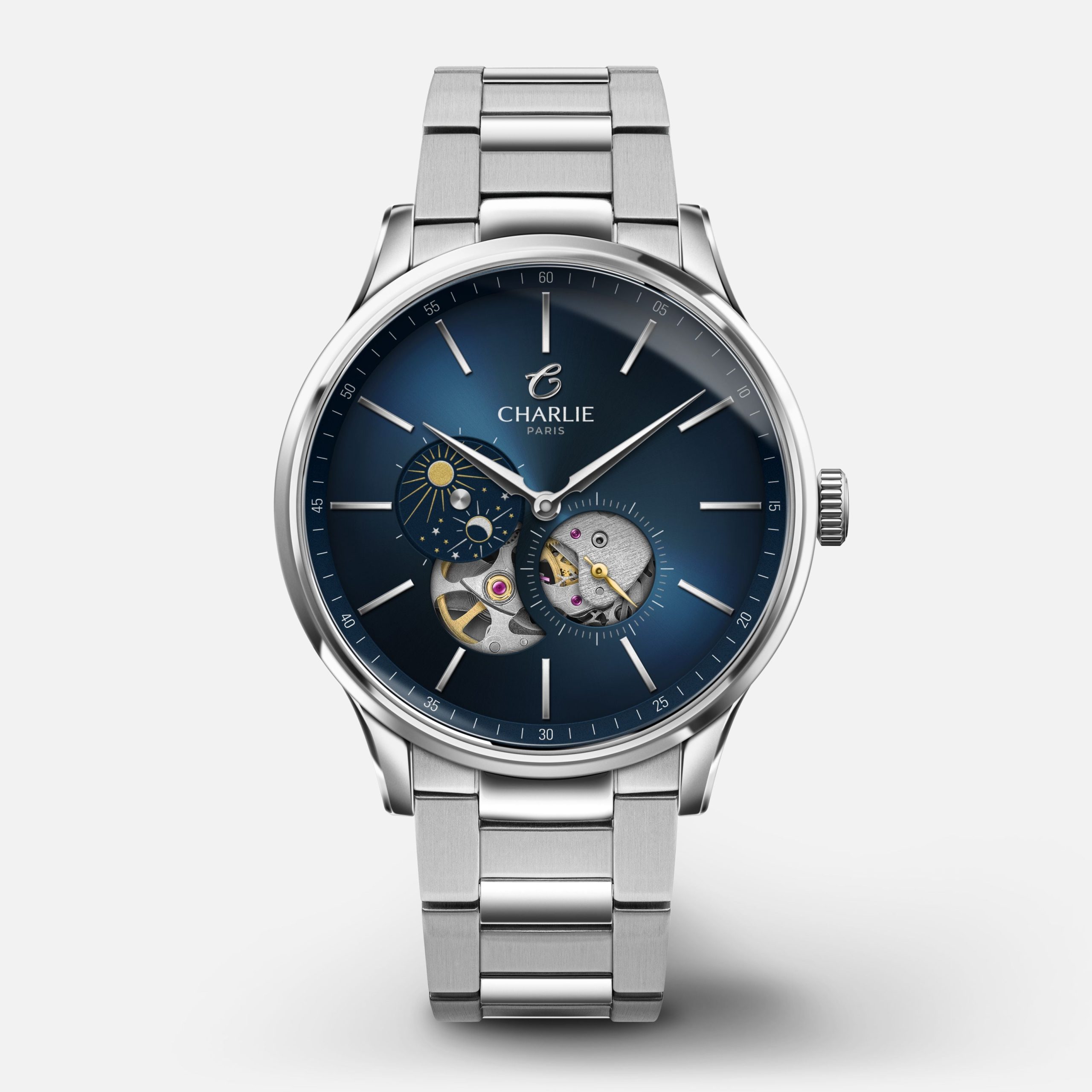 Charlie Paris INITIAL - Open Heart Day/Night - Blue