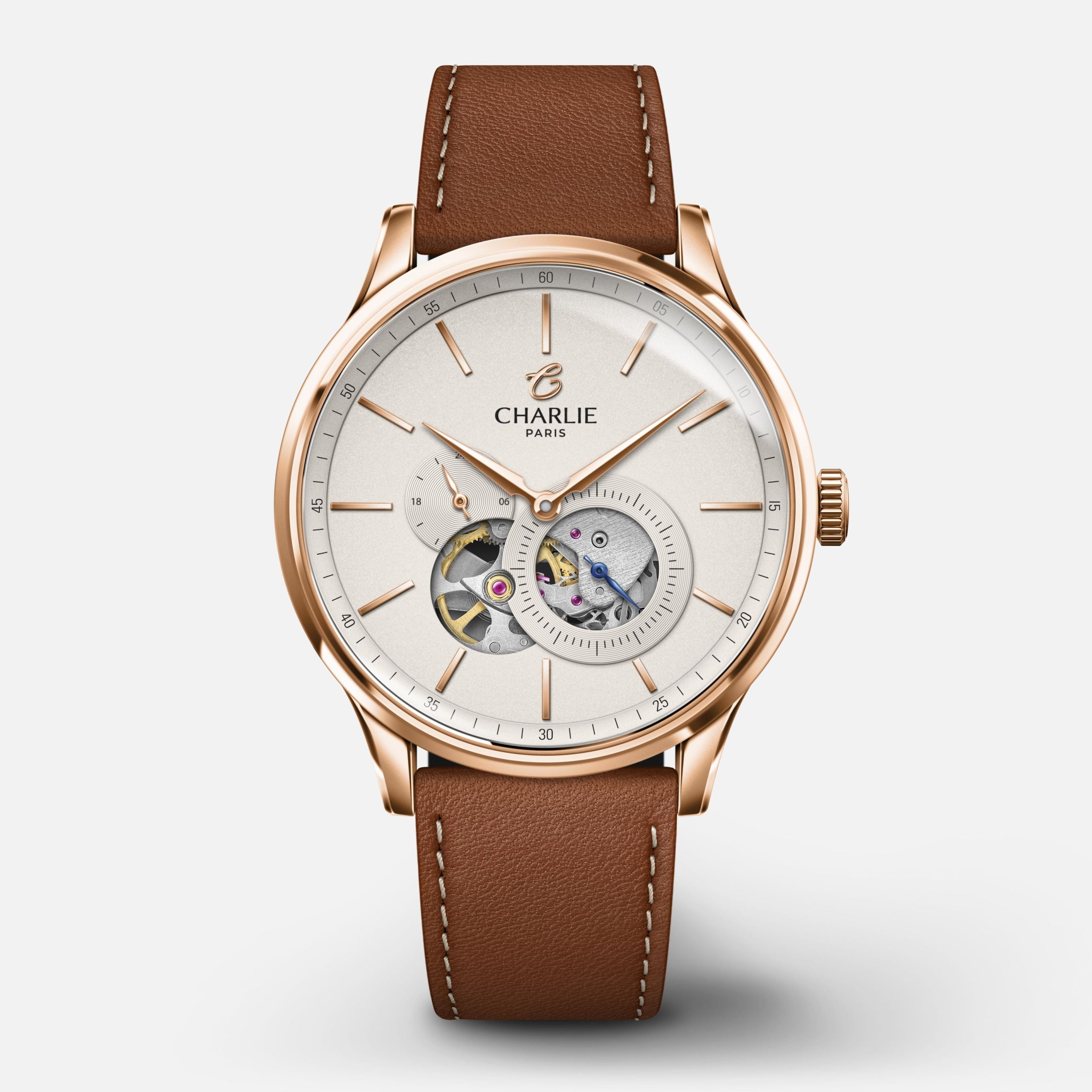 Charlie Paris INITIAL - Skeleton - Rose Gold