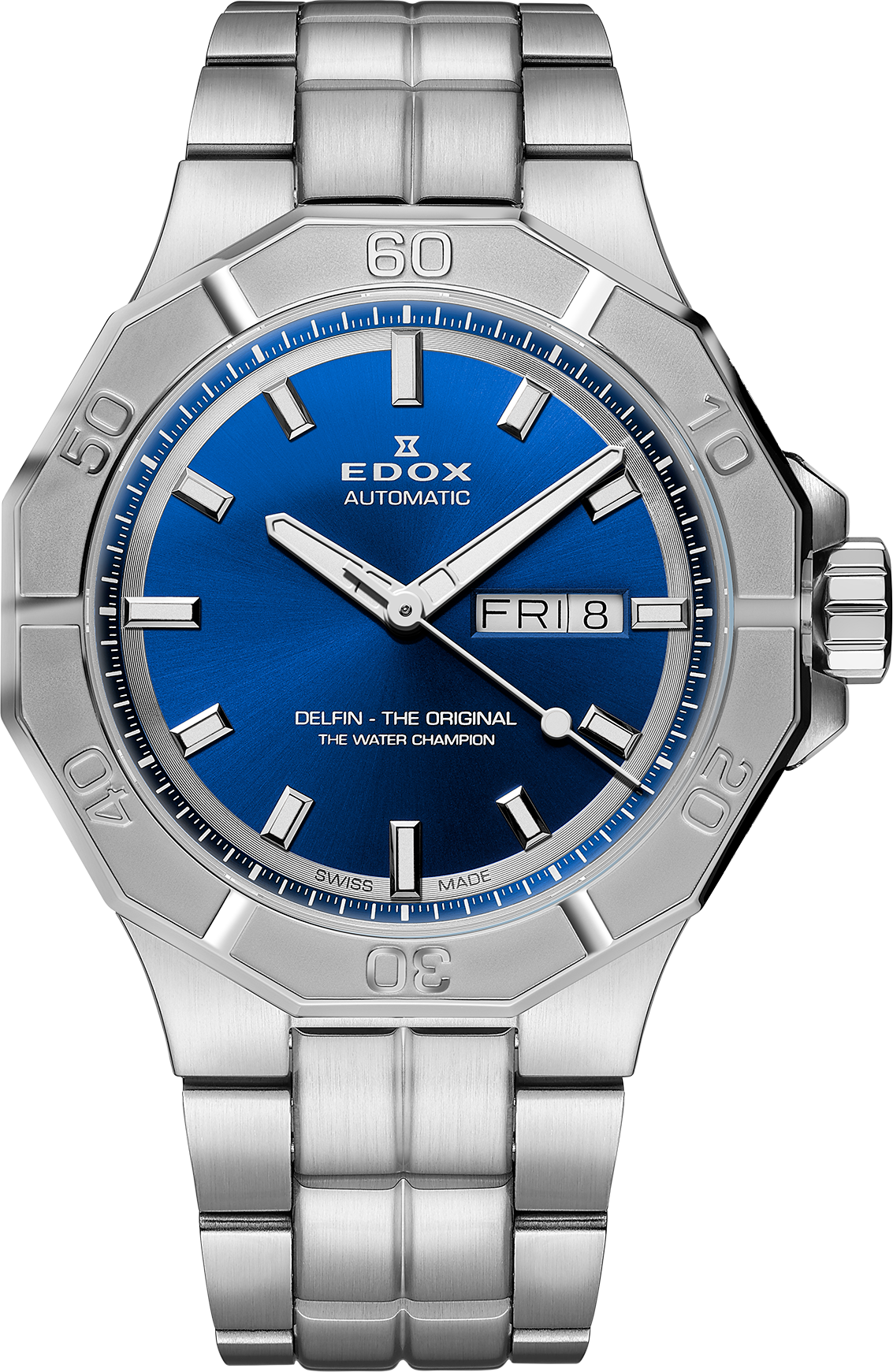 Edox Delfin The Original Day Date Automatic