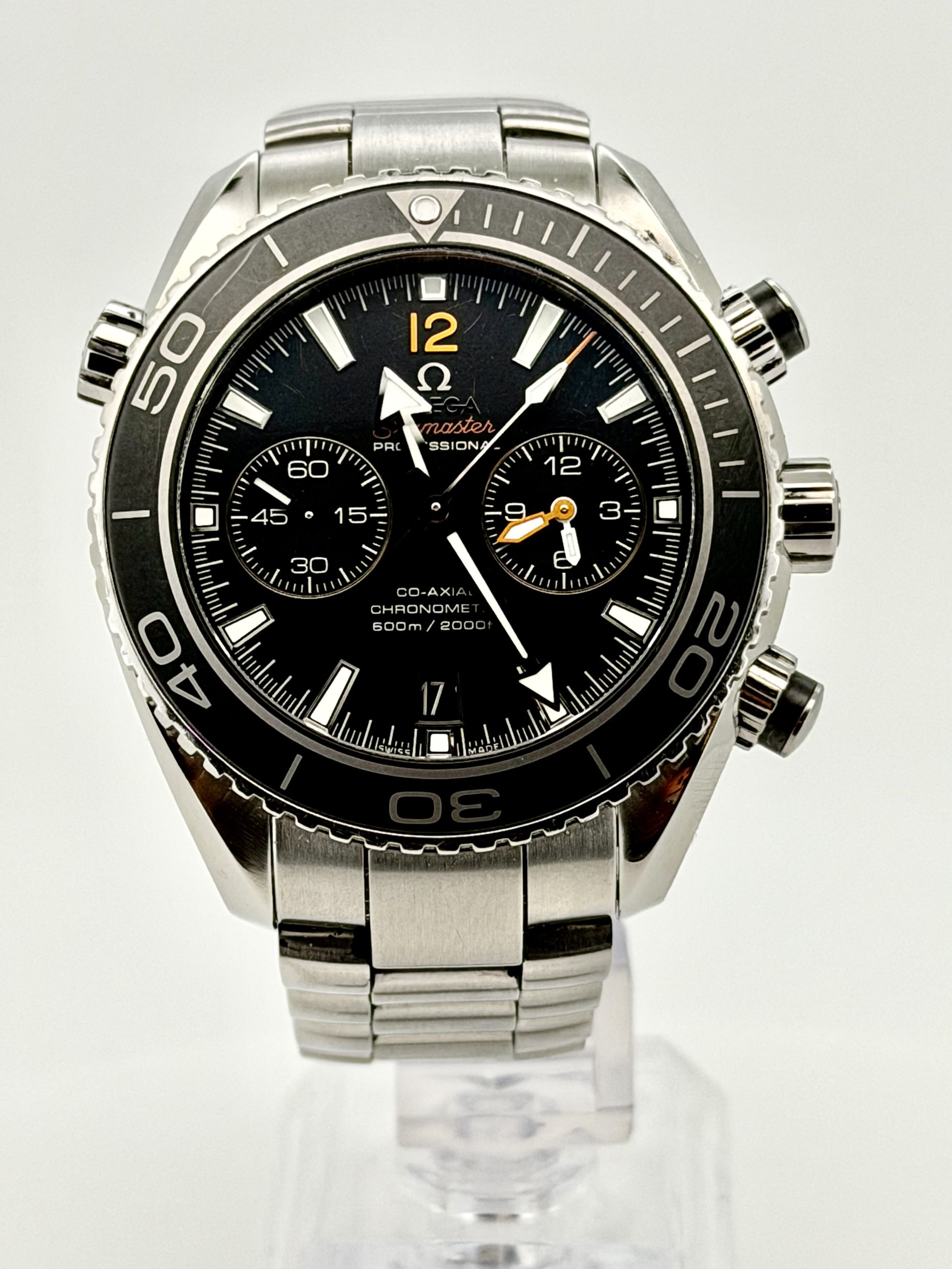 Omega Seamaster Planet Ocean Chronograph 45.5mm – 2015 modell – Full Set