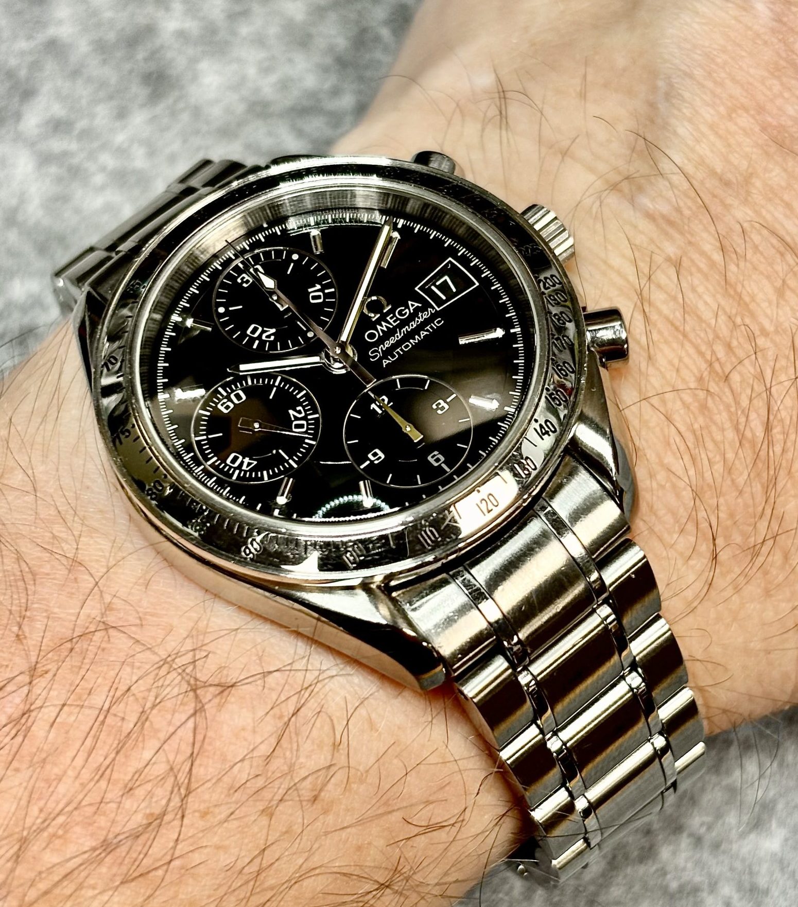 Omega Speedmaster Date ref. 3513.50 – ca. 2001 – Automatisk kronograf