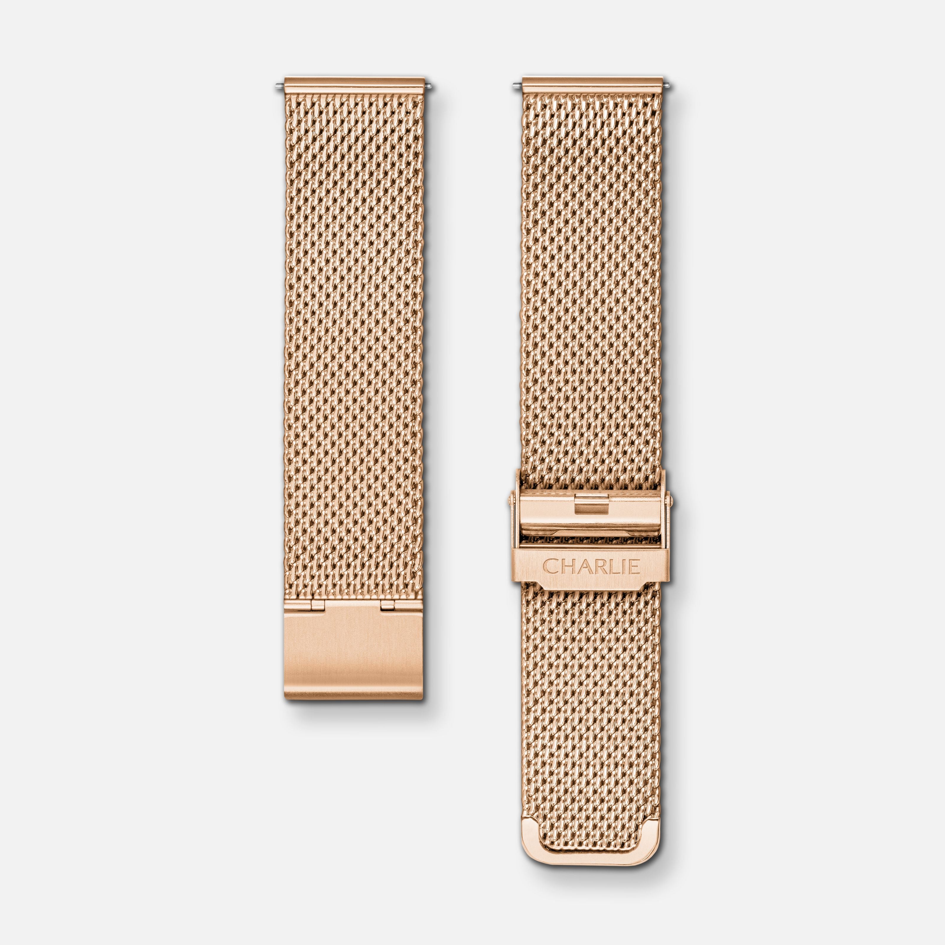 Reim i roséforgyldt milanesisk maskemasker 20mm