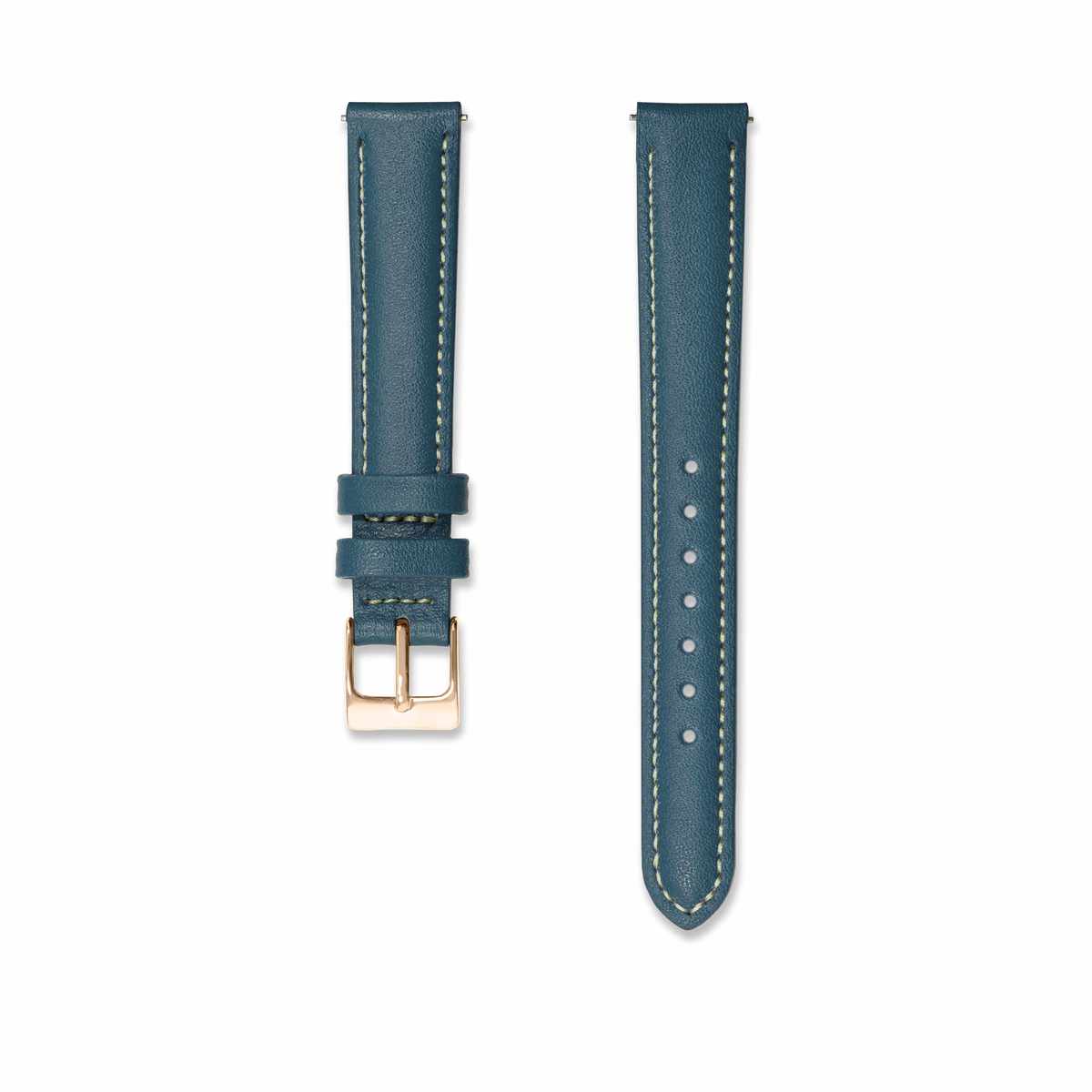 Reim skinn blå jean 14mm