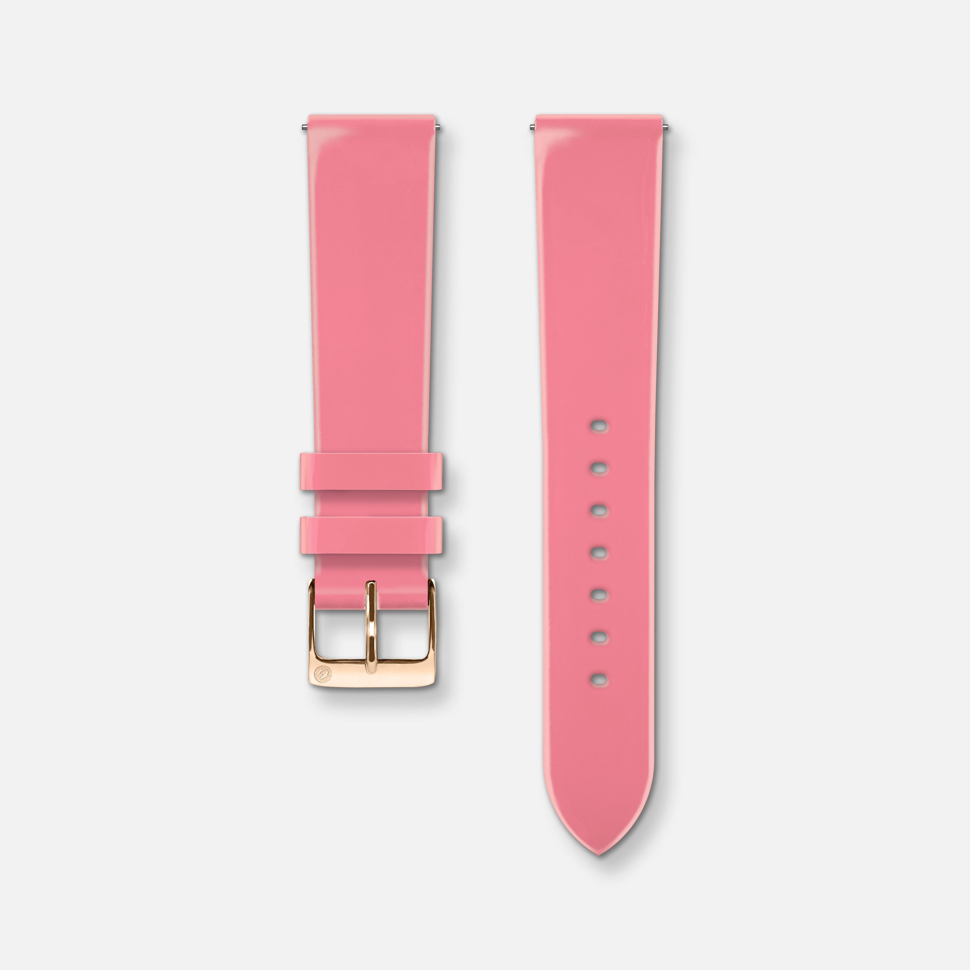 Reim skinn lakk rosa 18mm