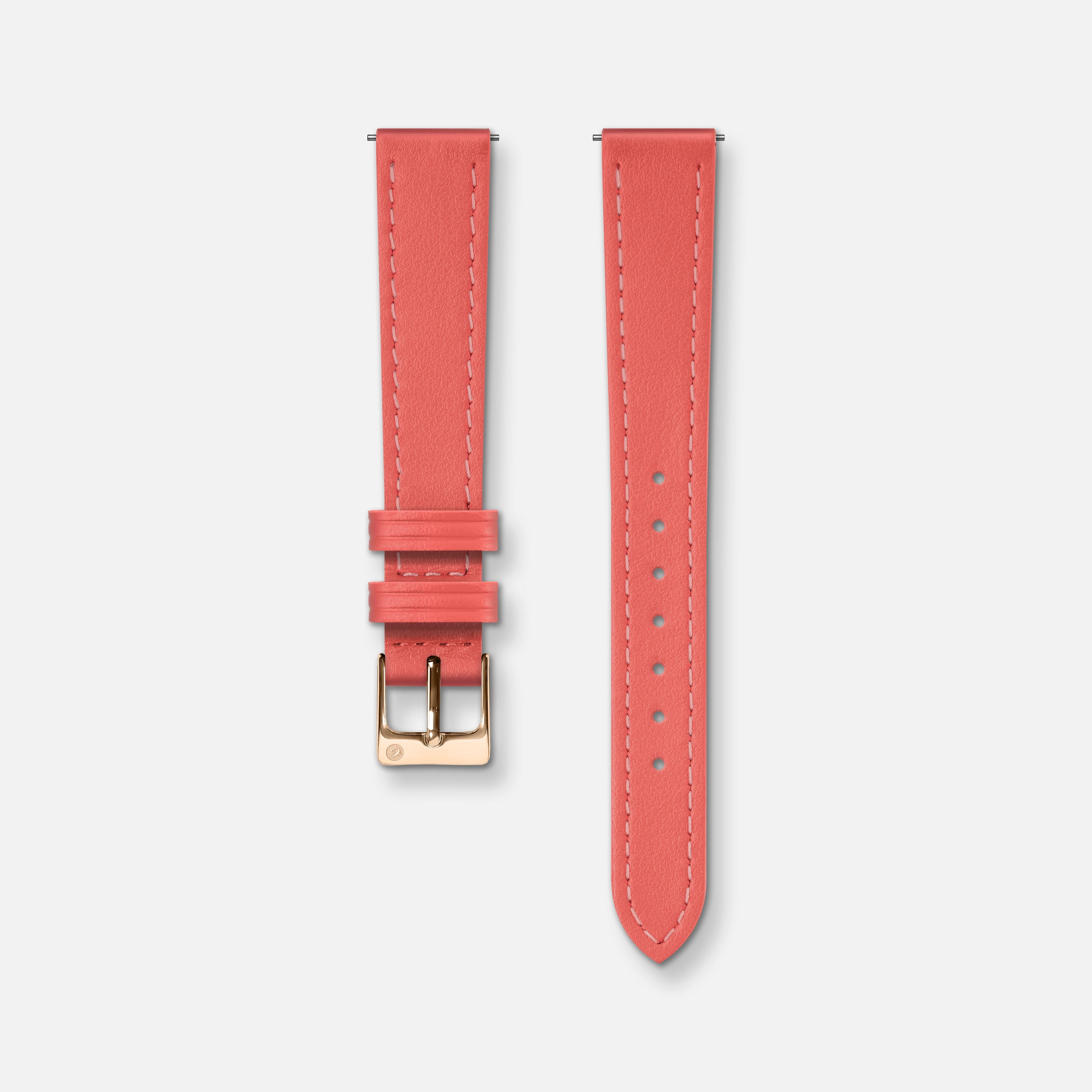 Reim skinn rosa hibiskus 14mm