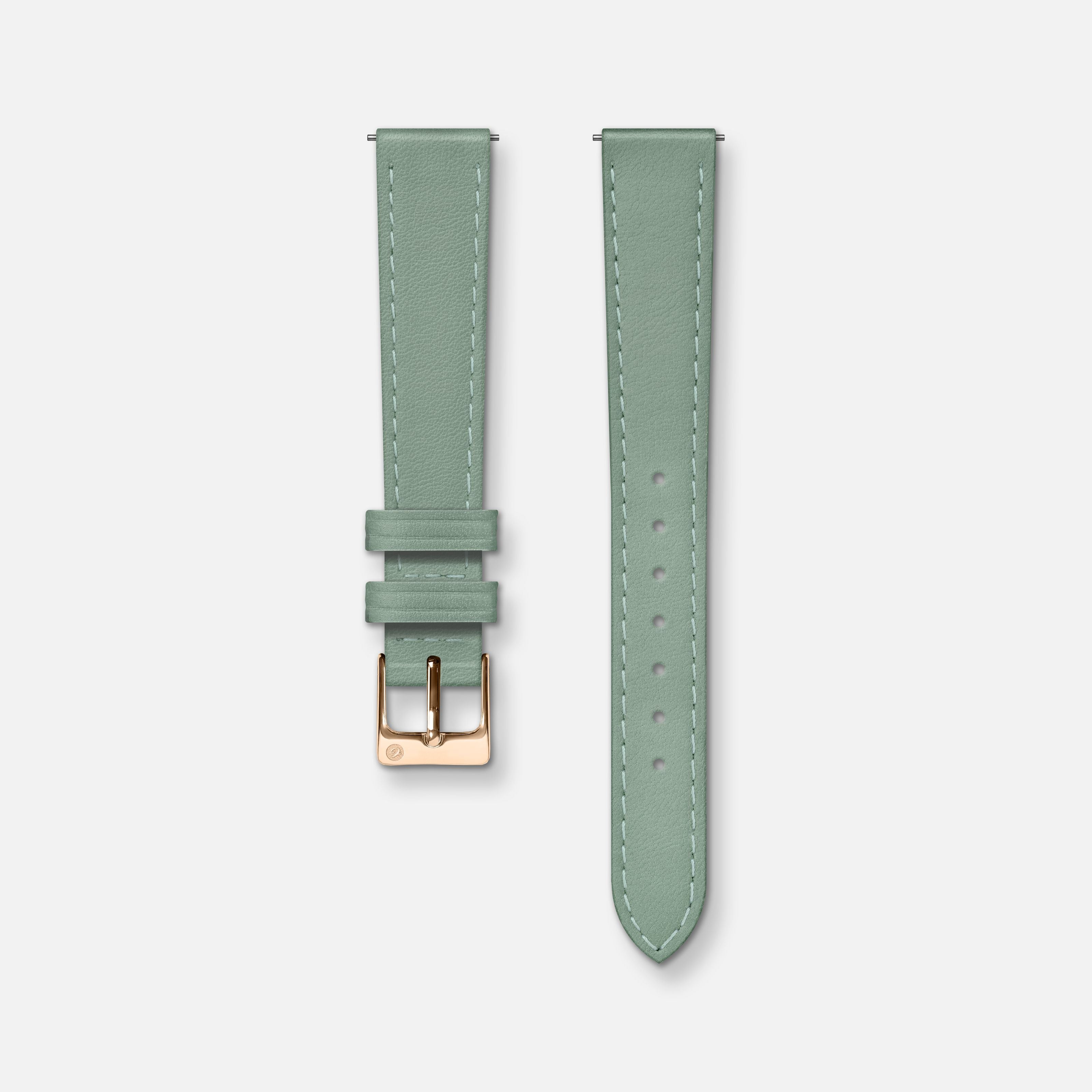 Reim skinn sagebrun 14mm