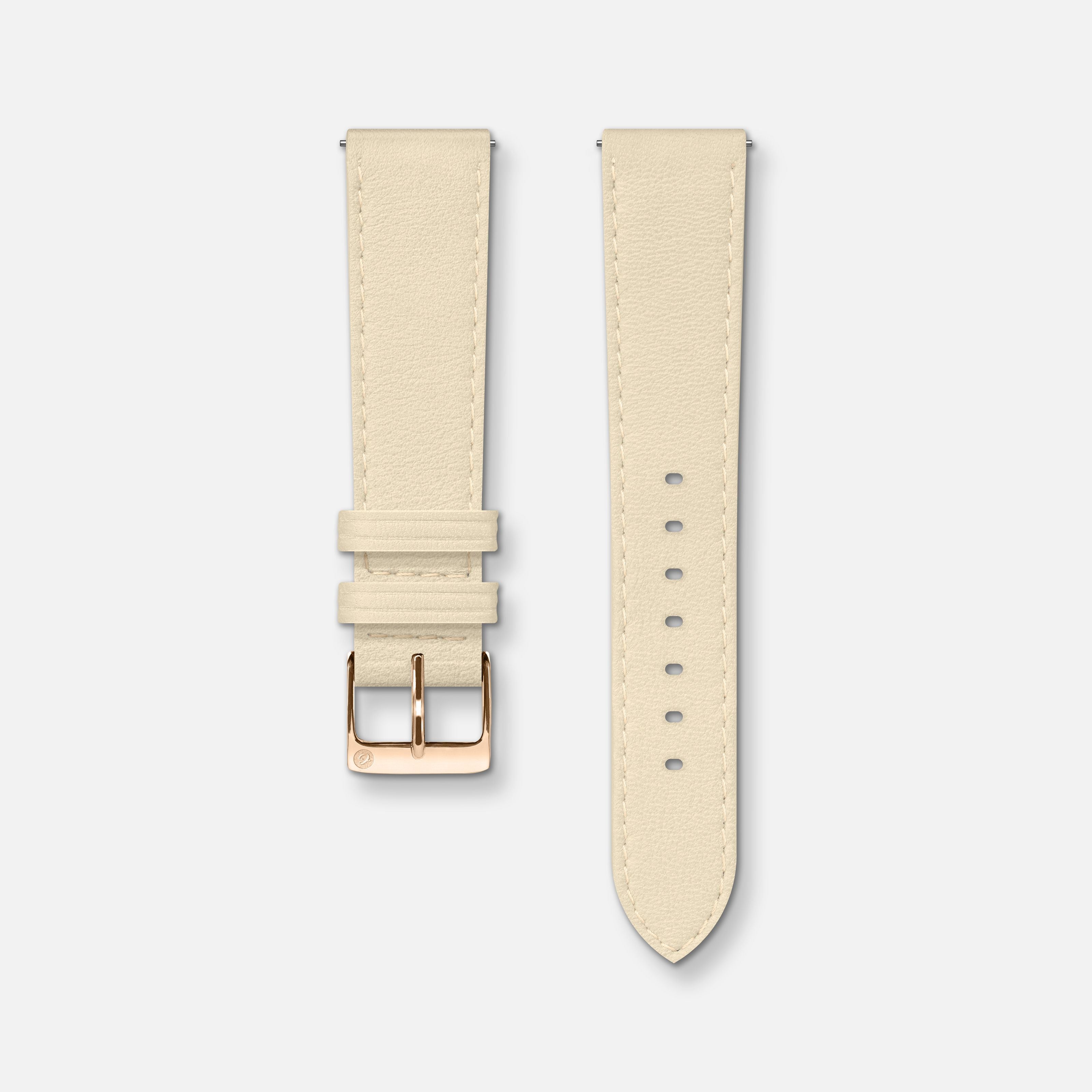 Reim skinn sandfarget 18mm