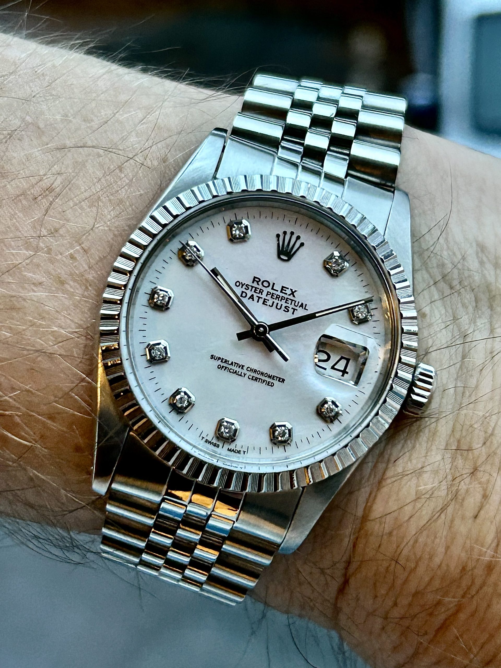 Rolex Datejust 16030 - Diamant – 1985 36mm