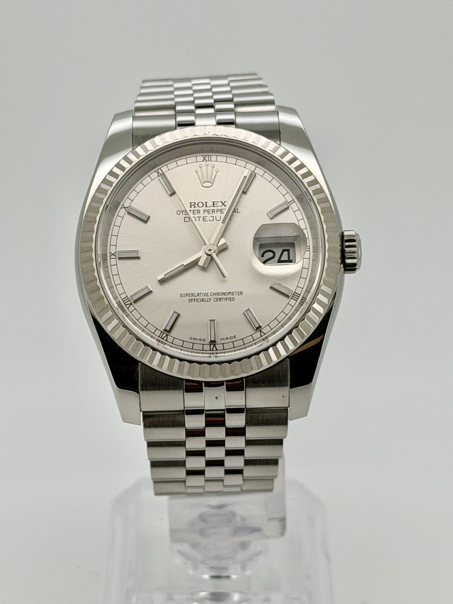 Rolex Datejust 36 ref. 116234 – 2018 modell – Super Jubilee – Komplett sett