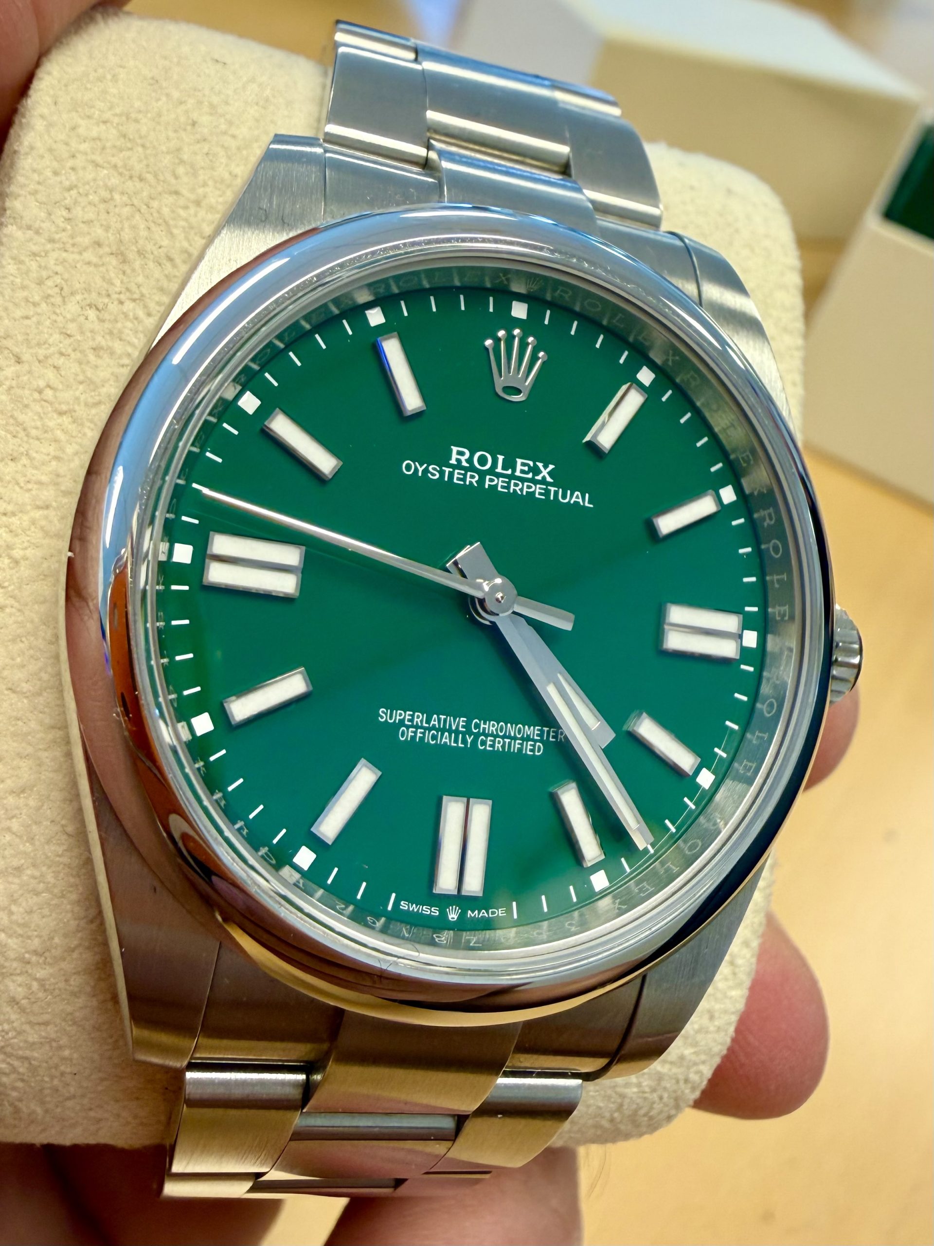 Rolex Oyster Perpetual 41 – Ref. 124300 – 2022 modell - Norsk AD