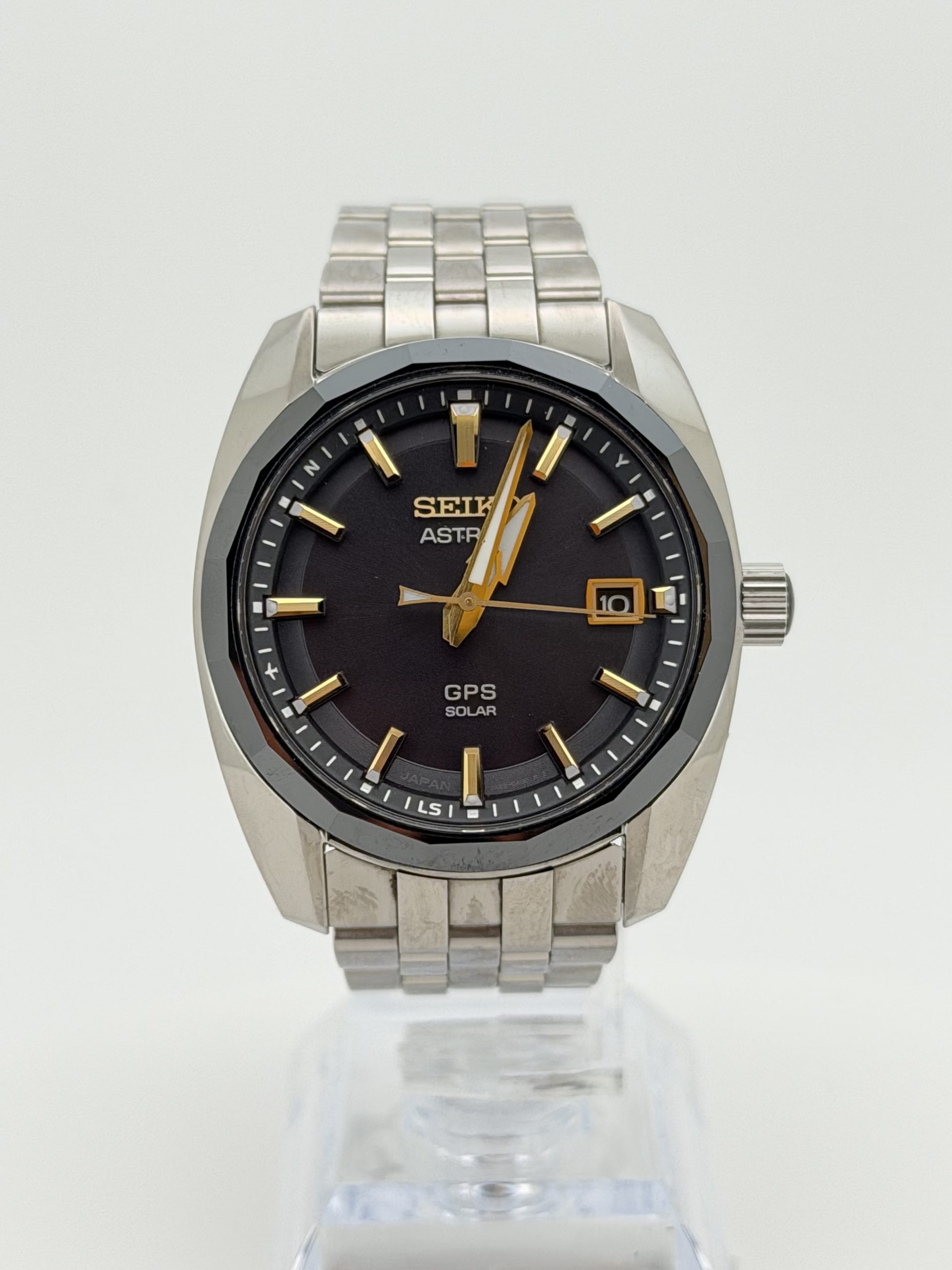 Seiko Astron GPS Solar – Sort/Stål 39mm (Ref. SSJ011J1)