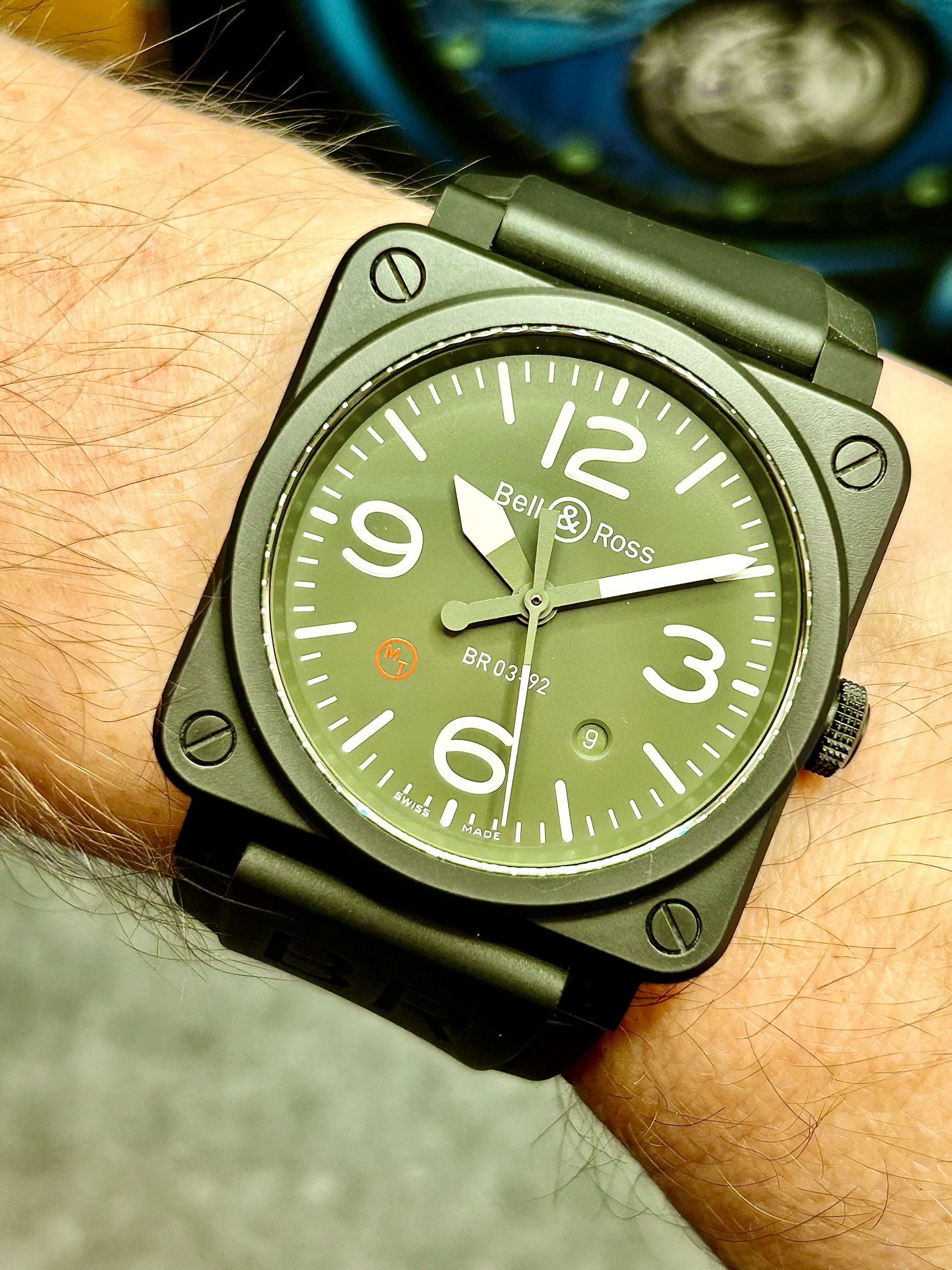 Solgt - Bell &amp; Ross BR 03-92 Military 2017 modell