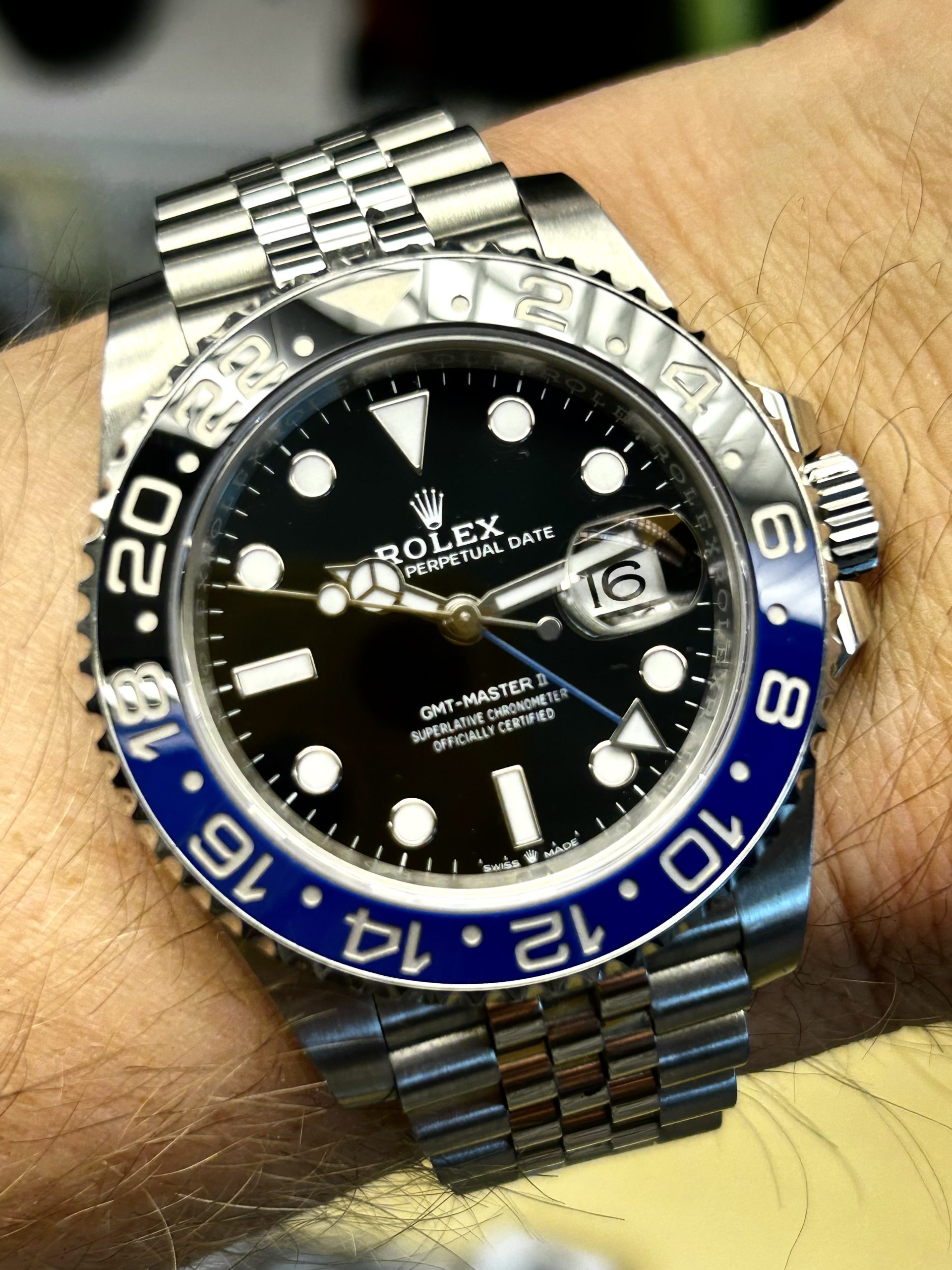 Solgt - Ny på vei inn - Rolex GMT-Master II “Batgirl” - 2020