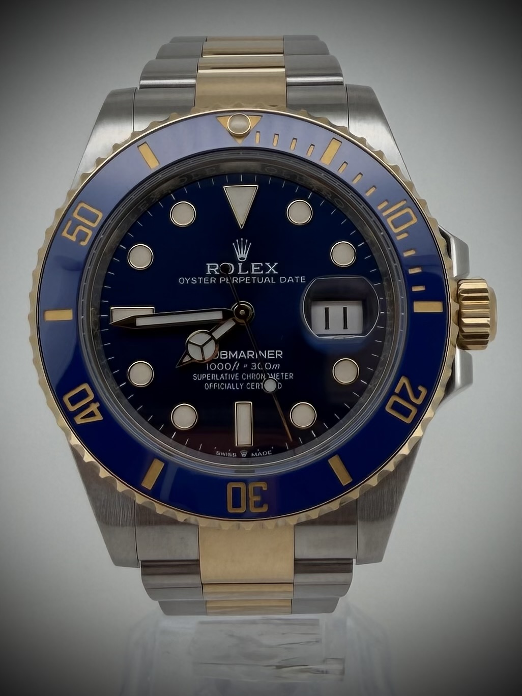 SOLGT - Rolex Submariner Date 41mm – 126613LB “Bluesy” – 2021 – Norsk – Bjerke Certified Pre-Owned 2025 – Komplett