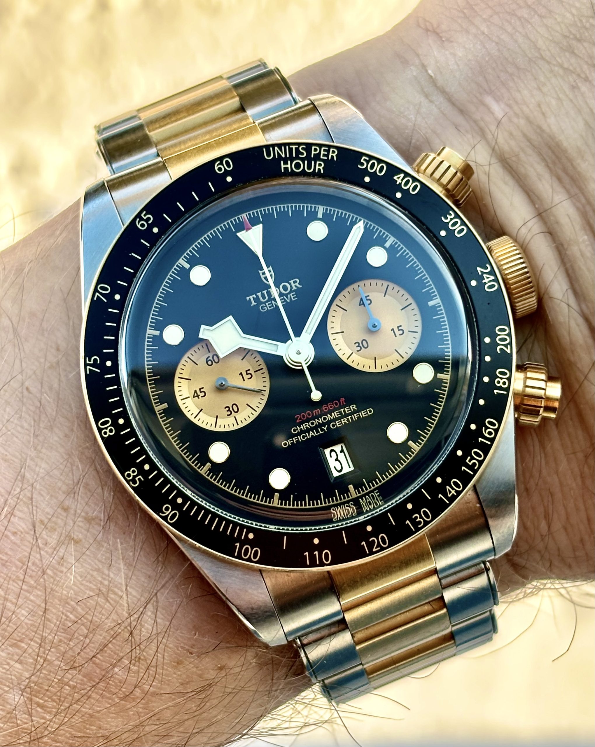 Solgt - Tudor Black Bay Chrono S&amp;G – 2022