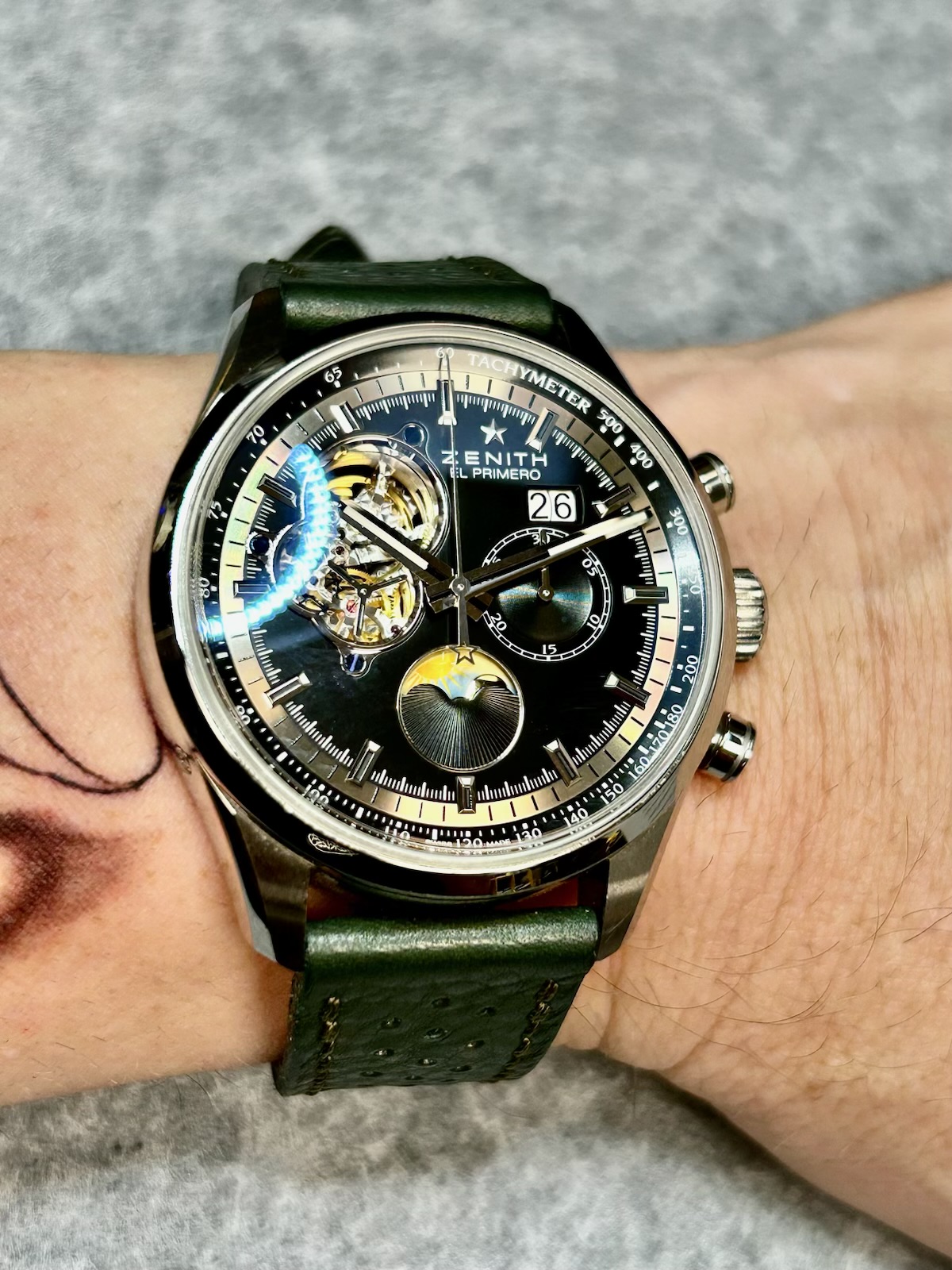 Zenith El Primero Chronomaster Open Grande Date Moonphase 2019 mod