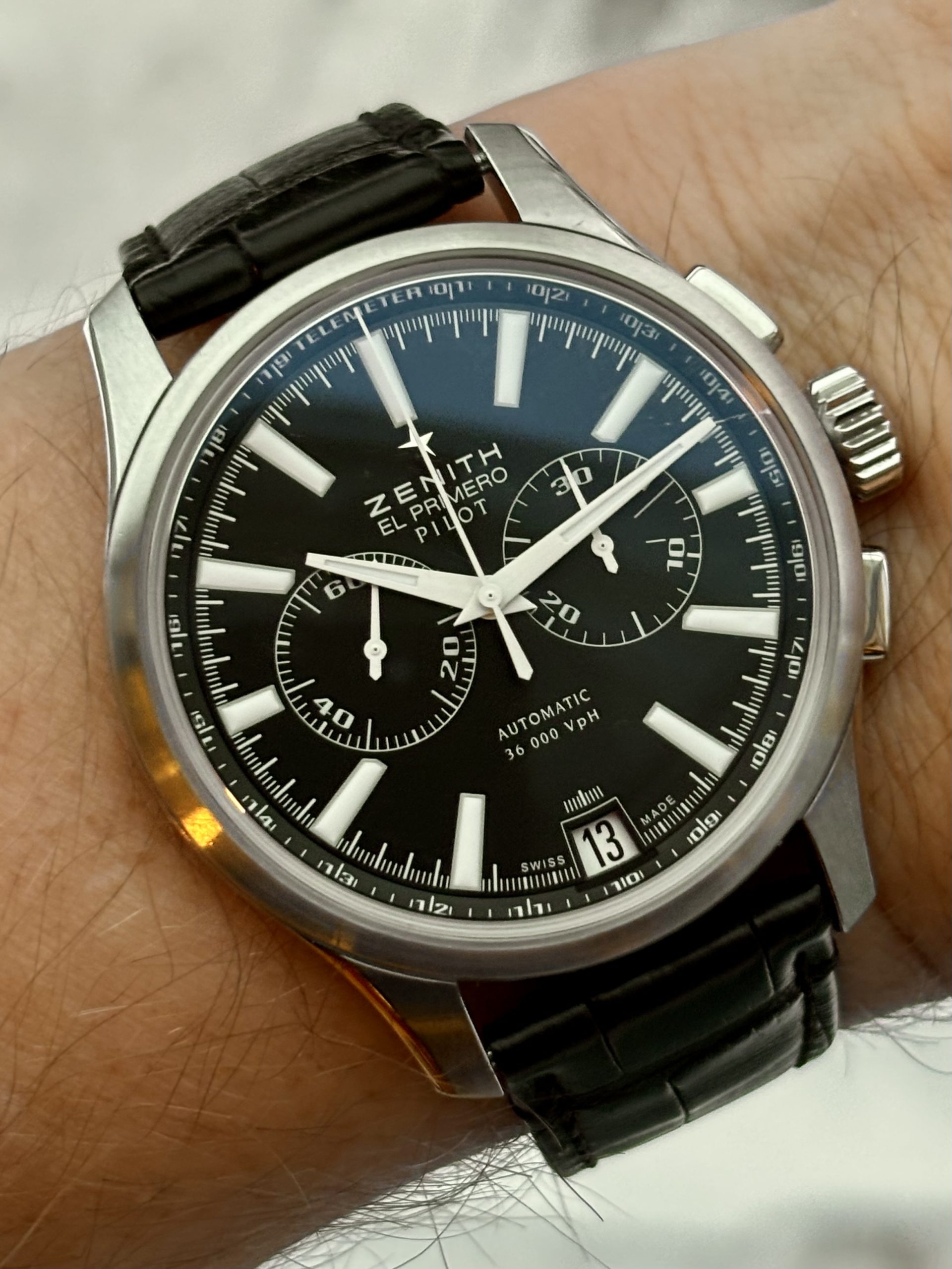 Zenith El Primero pilot 36.600bhp